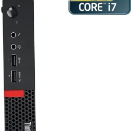 NICE COMPUTERS Core i7 (6th Generation) - ThinkCentre Tiny Desktop [VPR] Intel Core i7-6700 Processor [8MB Cache, Up to 4.00 GHz] (32 GB RAM/Intel® UHD 530 Graphics/1 TB SSD Capacity/Windows 11 Pro) Microtower with MS Office-16