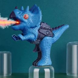 Mini Dinosaur Dino Machine Gun Toy with Spray Smoke Effect, Birthday Toy Gift Water Gun-image-3