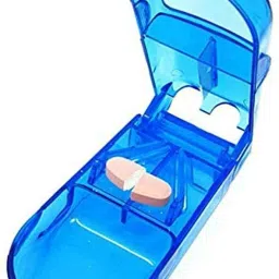 Pill Cutter Crushers & Splitters Portable Plastic Pill Cutter Tablet Cutter Divider Medicine Organizer Abs High Grade (Random Color), Multicolor-image-77