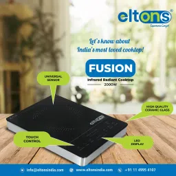 eltons 2000 W Radiant Cooktop Push Button image 5