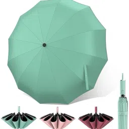 10 Ribs 23 Inch UV Coated Umbrella or Rain with Auto Open and Close Umbrella-45