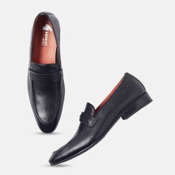 GABICCI Men Textured Leather Formal Loafers-image-45