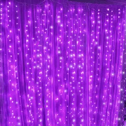 43 LEDs 15 m Purple Steady String Rice Lights-16