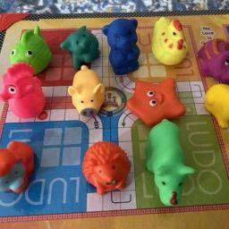 Squeaky Sound Chu Chu Animal Toys – Safe Rubber Set for Toddlers Bath Toy-image-90