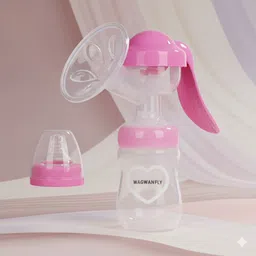 wagwanfly Portable Manual Breast Pump with Feeding Nipple | BPA-Free for Feeding Mothers - Manual-picture-17