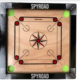 Premium Medium Size Wooden Carrom Board with Striker, Coins & Powder 50.8 cm Carrom Board-37