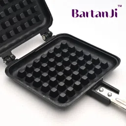 bartanji Aluminium Non-stick Waffle Maker 3 layer Greblon coating Gas Toaster Baking Tool Waffle Maker image 4