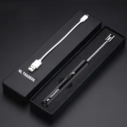 lighter,gas lighter 360 Degree Flexible Rechargeable Kitchen for Candle Stove Aluminium Electronic Gas Lighter-image-6