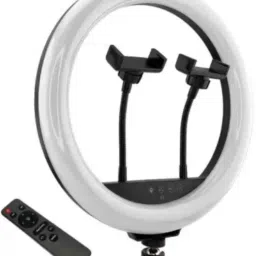 APTRIM LED Ring light LC328 30W Dimmable LED Ring Light with Remote Control & Touch Key Ring Flash image 2