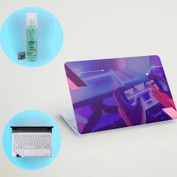 SDM 3in1 laptop skin, Cleaner Gell & Track Pad (mobile gaming theme) 15.6 inch Combo Set-image-10