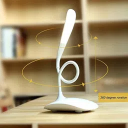 fitaza Led Flexible Gooseneck 3 Level Brightness, Battery Operated 5W Touch Control Study Lamp image 4