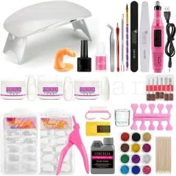 24 IN 1 Acrylic Nail Kit - Acrylic Liquid Set Professional Acrylic Crystal Set-26