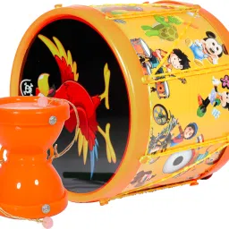 Musical Big Damru(9.5x12.9cm) with Big Drum (22.3x16.9cm)-image-26