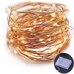 50 LEDs 5.08 m Yellow Steady String Rice Lights-10