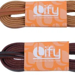 Lify Leather Cord 60CM- Tan & Coffee Shoe Lace-image-32