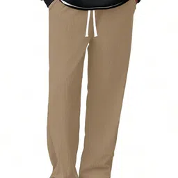 rajovati Men Solid Beige Track Pants-picture-25