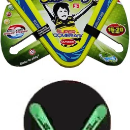 2 leg glow in the dark racer fast Boomerang night visible for all age Left Handed, Right Handed Returning Boomerang-image-44