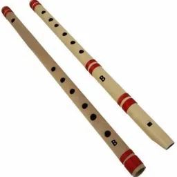 Set Of Fipple & Transverse Bamboo Flute For Beginners, Both B Scale Flutes Bamboo Flute-8