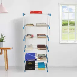 6 Layer Simple Bookshelf/Multipurpose Rack/Children Bookcases Plastic Open Book Shelf-12