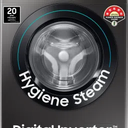 9 kg 5 Star, Digital Inverter Motor, Hygiene Steam, Fully Automatic Front Load Black-19