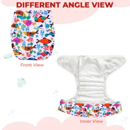 Leakproof And Wetfree Adjustable Cloth Diapers - L-29