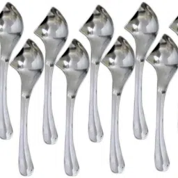 Set of 12 Stainless Steel Ice-cream Spoon Set-10