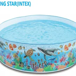 (USA*53 ) 4 Feets Premium Swimming Pool for Kids - Toddler and Baby Pool - Snapset Pools for Home Courtyard Summer Swimming Party | Folding Durable Swim Center Bath Tubs Baby Pool | Multi Color (4 Ft). 4 Feet Swimming Pool for Kids Non-Air Without Air Home Garden Farmhouse, No Need for an Air Pump Just unfold and Ready To Use-14