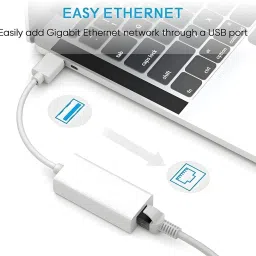 BKC USB 2.0 to 10/100 Mbps Ethernet LAN Adapter Fast Network Connection Lan Adapter image 3