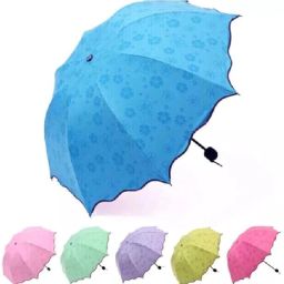 Magic Umbrella with 3 Fold UV Protection, Triple Folding Mini Blossom Magic Umbrella-image-65