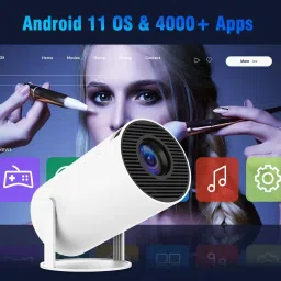 VYNEX wifi/ bluetooth Android enable 4k UHD bluetooth projector for mobile and tv (5500 lm / 1 Speaker / Wireless / Remote Controller) Portable Projector-10