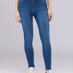 killer Women Skinny Mid Rise Blue Jeans-picture-9