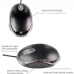 SANEHA TERABYTE OPTICAL MOUSE Wired Ambidextrous Optical Gaming Mouse image 2
