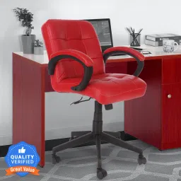 Mid-Back Series Leatherette Office Executive Chair-image-11