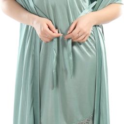 Pack of 2 Women Nighty with Robe-image-83