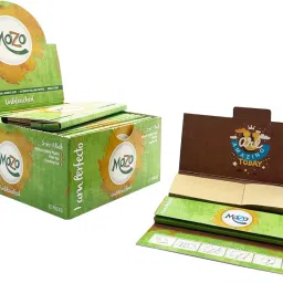 bongchie Mozo Natural Rolling Papers with filter by D.D Enterprise Unbleached Premium King Size 13 gsm Multipurpose Paper image 4