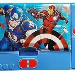 School Compaas Box Two Type Art Plastic Pencil Box-image-5