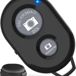 Huntindia Bluetooth Remote Controller Shutter Button for Selfie Compatible with All Device Camera Remote Control-27