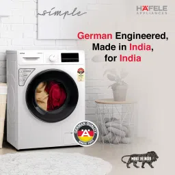hafele 9 kg Fully Automatic Front Load with In-built Heater White image 2