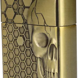 Lighter Windproof Cigarette Lighter for Men Lighter Skull Skeleton Cool Lighter for Men Refillable Metal Pocket Lighter | Cool Skeleton Design Pocket Lighter-1