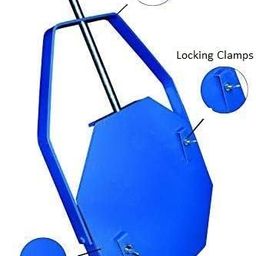 Sun Instruments Metallic Base Slump Cone with Powder Coating, Tamping Rod & Carry Handle – Concrete & Cement Testing Equipment image 4
