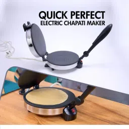go kart ® Roti/Chapati/Khakra Maker for Home | Super smooth Non-Stick Coating QR2 Roti and Khakra Maker image 4