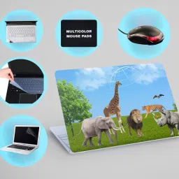 SDM 6IN1LAPTOPSKIN,SCREEN&KEYGAURD PROTECTOR,TRACKPAD,SLEEVEBAG,MOUSEPAD15.6INCH354 Combo Set-image-11