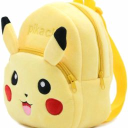 Small 10 L Backpack Velvet Children Toddler Preschool Cartoon Backpack for Kids School/Nursery/Picnic/Carry/Travelling/Lunch Pickachu-image-5