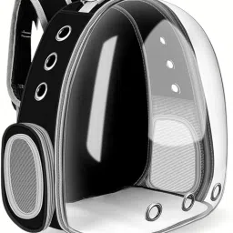 Black, Grey Backpack Pet Carrier-19