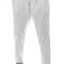 Embroidered Lycra Women Harem Pants-image-46