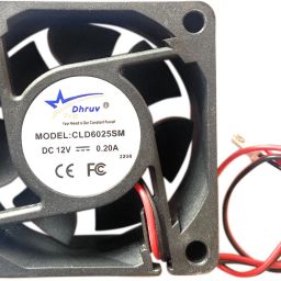 DHRUV-PRO 12V 60X60X25-MM 2.5inch 4500-RPM 12V Cooling Cabinet Fan Fan Square Cooler-image-47