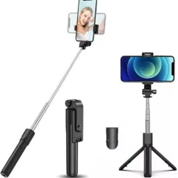Glatoxi Extendable Selfie Stick, Wireless Remote & Tripod Stand Tripod, Monopod-37