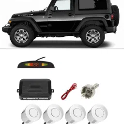 AB279 Silver Car Reverse Parking Sensor with LED Display 4 Sensor A279 Parking Sensor-11