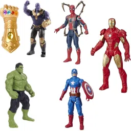 Avengers Toys For Kids|Set of 5 Twist & Move Super Hero Action Figure Play Set29-image-26