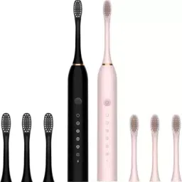 Kellsie Rechargeable Ultrasonic Tooth Brush with and Smart Timer IPX7 Waterproof Electric Toothbrush-image-74